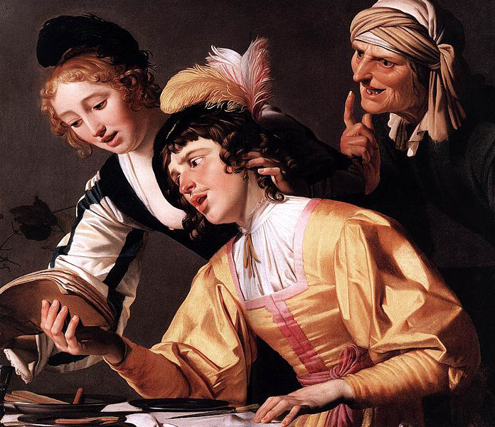 Gerard van Honthorst The Concert, Detail